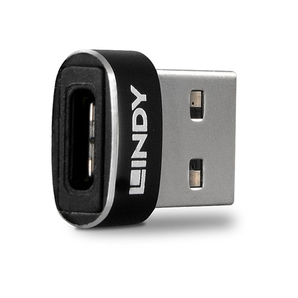Lindy USB 2.0 Type A Male to Type C Female Adapter